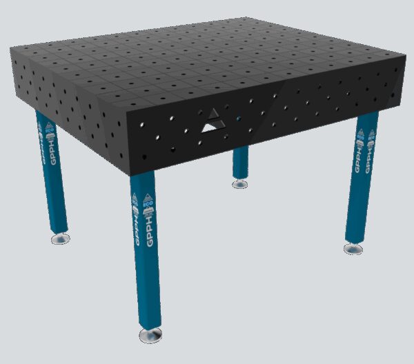 Stół Spawalniczy ECO Rozmiar - 1200x1000mm, Siatka - 100x100mm, System - Φ16, Nogi - Na stopach