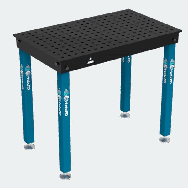 Stół Spawalniczy BASIC Rozmiar - 1000x600mm, Siatka - 50x50mm, System - Φ16, Nogi - Na stopach