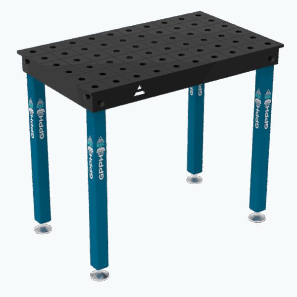 Stół Spawalniczy BASIC Rozmiar - 1000x600mm, Siatka - 100x100mm, System - Φ28, Nogi - Na stopach