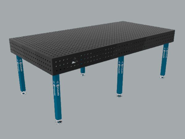 Stół Spawalniczy ECO Rozmiar - 2400x1200mm, Siatka - 50x50mm, System - Φ16, Nogi - Na stopach