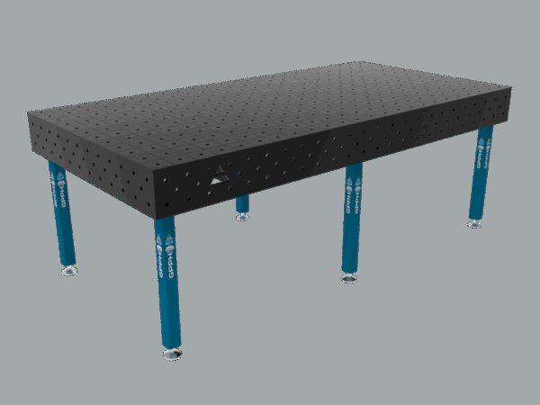 Stół Spawalniczy ECO Rozmiar - 2400x1200mm, Siatka - 100x100mm, System - Φ16, Nogi - Na stopach