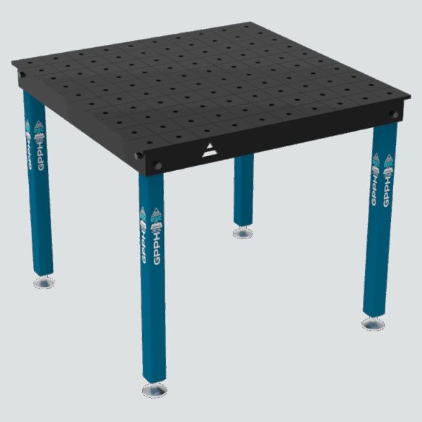 Stół Spawalniczy BASIC Rozmiar - 1000x1000mm, Siatka - 100x100mm, System - Φ16, Nogi - Na stopach