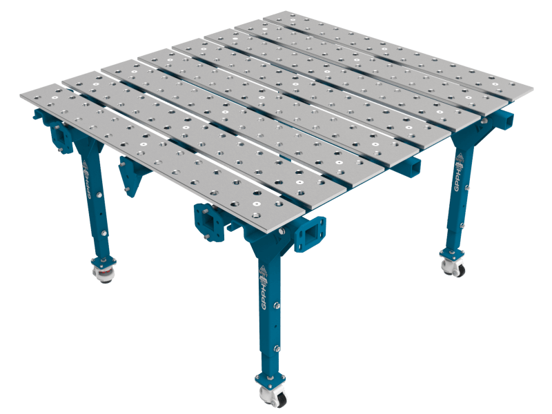 Modułowy Stół Spawalniczy Pojedynczy 1600x1500 mm system 28mm, siatka 100x100, nieazotowany