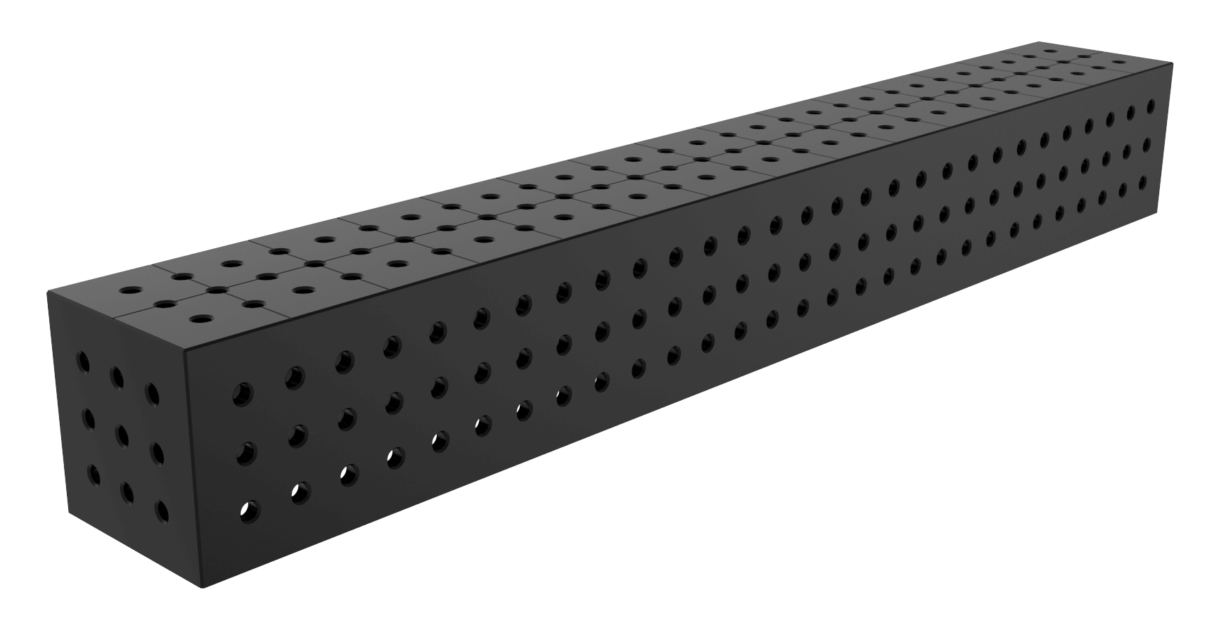 Łącznik, kostka 1500x200x200mm, Siatka - 50x50mm, System - Φ16, Dla stołu - PRO