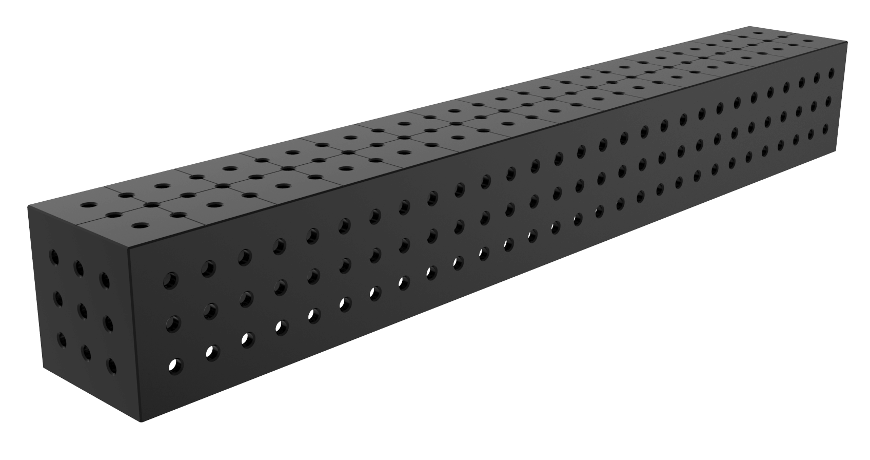 Łącznik, kostka 1500x200x200mm, Siatka - 50x50mm, System - Φ16, Dla stołu - PLUS